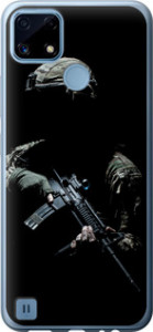 Чехол на Realme C21 Защитник v3 5226u-2321 (Зеленый)