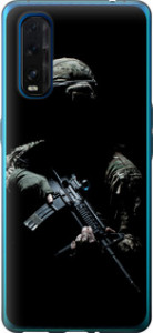 Чехол на Oppo Find X2 Защитник v3 5226u-1891 (Зеленый)