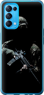 Чехол на Oppo Find X3 Lite Защитник v3 5226u-2299 (Зеленый)