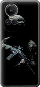 Чехол на Oppo Reno10 Pro Защитник v3 5226u-3109 (Зеленый)