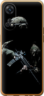 Чехол на Oppo Reno8 T Защитник v3 5226u-2969 (Зеленый)