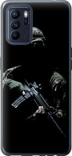 Чехол на Oppo Reno6 Z Защитник v3 5226u-2477 (Зеленый)