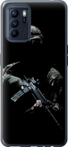 Чехол на Oppo Reno6 Z Защитник v3 5226u-2477 (Зеленый)