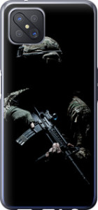 Чехол на Oppo A92S Защитник v3 5226u-1926 (Зеленый)