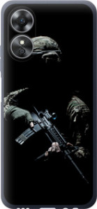 Чехол на Oppo A17 Защитник v3 5226u-2954 (Зеленый)