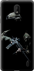 Чехол на Nokia 1 Plus Защитник v3 5226u-1677 (Зеленый)