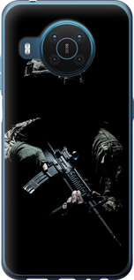 Чехол на Nokia X20 Защитник v3 5226u-2532 (Зеленый)