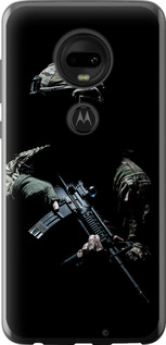 Чехол на Motorola Moto G7 Защитник v3 5226u-1614 (Зеленый)
