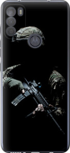 Чехол на Motorola G50 Защитник v3 5226u-2354 (Зеленый)