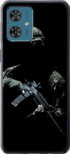 Чехол на Motorola Moto G54 Защитник v3 5226u-3339 (Зеленый)