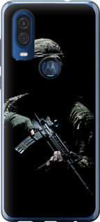 Чехол на Motorola One Vision Защитник v3 5226u-1782 (Зеленый)