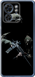 Чехол на Motorola Edge 40 Защитник v3 5226u-3335 (Зеленый)