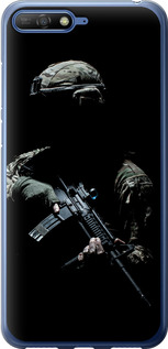 Чехол на Huawei Y6 2018 Защитник v3 5226t-1637 (Зеленый)