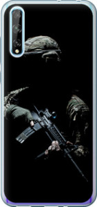 Чехол на Huawei P Smart S Защитник v3 5226u-1813 (Зеленый)