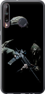 Чехол на Huawei P40 Lite E Защитник v3 5226t-1875 (Зеленый) для Huawei Y7p