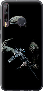 Чехол на Huawei P40 Lite E Защитник v3 5226u-1875 (Зеленый)