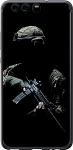 Чехол на Huawei P10 Защитник v3 5226u-780 (Зеленый)