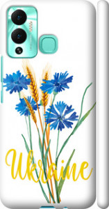 Чехол на Infinix Hot 12 Play Ukraine v2 5445m-2759 (Желтый)