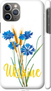 Чехол на iPhone 11 Pro Max Ukraine v2 5445c-1723 (Жовтий)