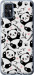 Чехол на ZTE Blade V2020 Smart Панды 4318u-2458 (Белый)