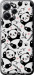 Чехол на Xiaomi Redmi 12 Панды 4318u-3114 (Белый)