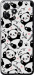 Чехол на Xiaomi Redmi 12 5G Панды 4318u-3194 (Белый)