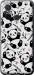 Чехол на Xiaomi Redmi 12C Панды 4318u-2962 (Белый)