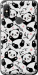 Чехол на Xiaomi Redmi Note 6 Pro Панды 4318t-1551 (Белый)