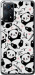 Чехол на Xiaomi Redmi Note 11 Панды 4318u-2516 (Белый)