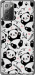 Чохол на Samsung Galaxy Note 20 Панди 4318u-2036 (Білий)