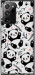 Чехол на Samsung Galaxy Note 20 Ultra Панды 4318u-2051 (Белый)