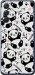 Чехол на Samsung Galaxy M54 Панди 4318u-3039 (Білий)