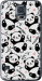 Чехол на Samsung Galaxy S5 Duos SM G900FD Панды 4318u-62 (Белый)