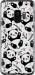 Чехол на Samsung Galaxy S9 Панды 4318t-1355 (Белый)