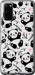 Чехол на Samsung Galaxy S20 Панды 4318t-1824 (Белый)