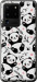 Чехол на Samsung Galaxy S20 Ultra Панды 4318u-1831 (Белый)
