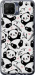 Чехол на Oppo A73 Панды 4318u-1379 (Белый)