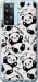 Чохол на Oppo A57s Панди 4318u-2931 (Білий)