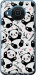 Чехол на Nokia X20 Панды 4318u-2532 (Белый)