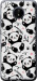 Чехол на Nokia C20 Панды 4318u-2510 (Белый)