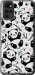 Чехол на Motorola G22 Панды 4318u-2681 (Белый)