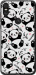 Чехол на Motorola One Панды 4318t-1589 (Белый)