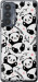 Чехол на Motorola Edge 20 Панды 4318u-2497 (Белый)
