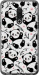Чехол на Meizu 15 Панды 4318u-1472 (Белый)