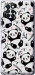 Чехол на Infinix Note 10 Pro Панды 4318u-2709 (Белый)