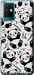 Чехол на Infinix Note 10 Панды 4318u-2763 (Белый)