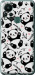 Чехол на Infinix Hot 11S Панды 4318u-2757 (Белый)