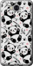 Чехол на Huawei Y5 2017 Панды 4318t-992 (Белый)