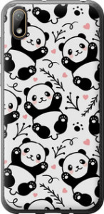 Чохол на Huawei Y5 2019 Панди 4318t-1695 (Білий)