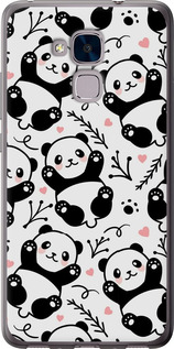 Чехол на Huawei GT3 Панды 4318t-472 (Белый)